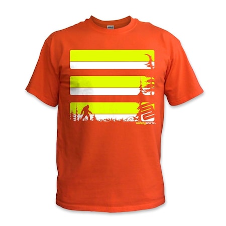 Sasquatch High Visibility Tee, Orange, M